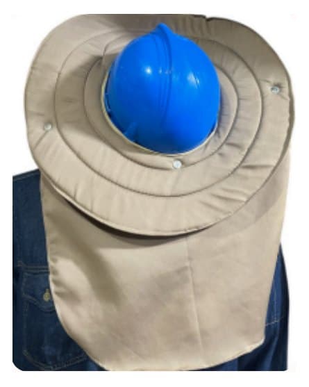 Sombrerón para casco